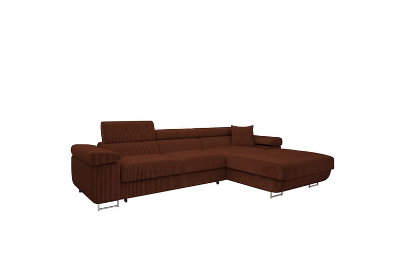 Gabina Soffa med Divan 3-sits - Brun - Möbler - Soffa - Divansoffor & schäslongsoffa