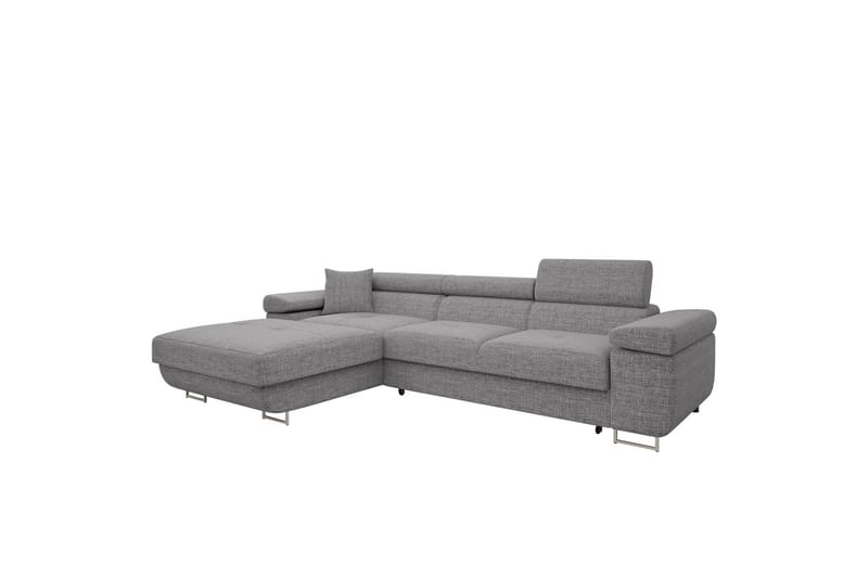 Gabina Soffa med Divan 3-sits - Grå - Möbler - Soffa - Divansoffor & schäslongsoffa