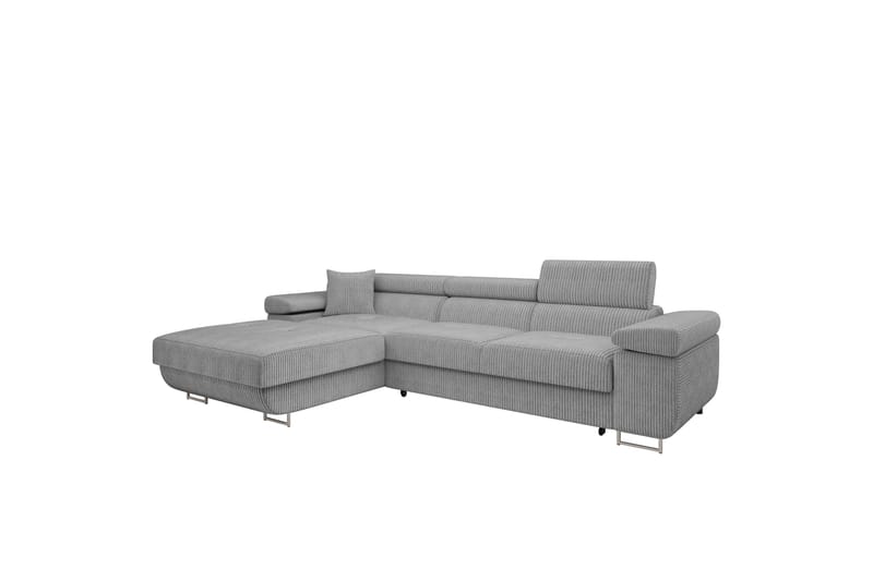 Gabina Soffa med Divan 3-sits - Grå - Möbler - Soffa - Divansoffor & schäslongsoffa