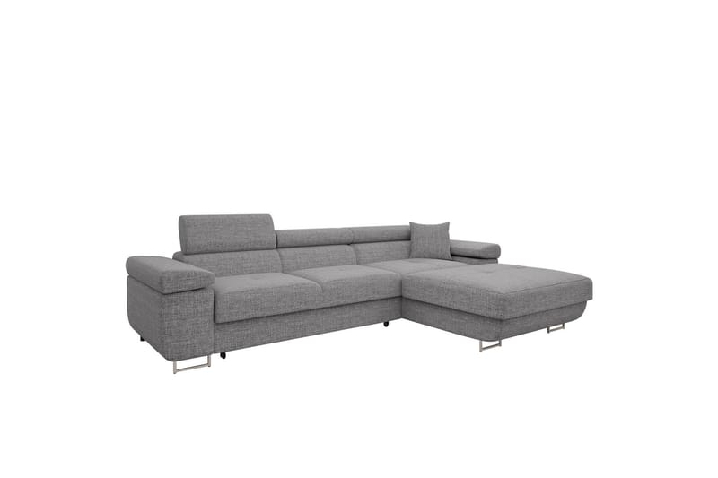 Gabina Soffa med Divan 3-sits - Grå - Möbler - Soffa - Divansoffor & schäslongsoffa