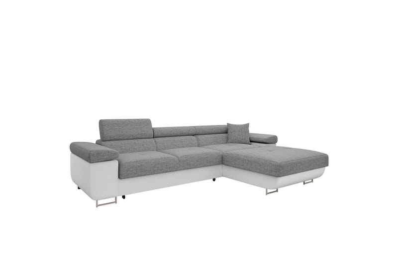 Gabina Soffa med Divan 3-sits - Grå/Vit - Möbler - Soffa - Divansoffor & schäslongsoffa