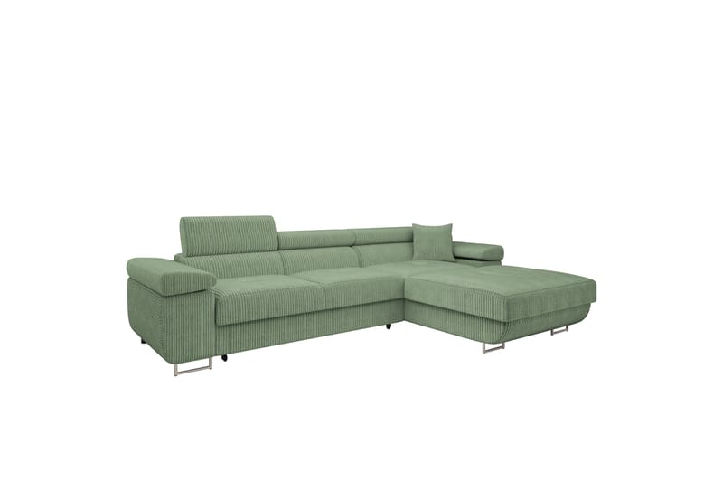 Gabina Soffa med Divan 3-sits - Grön - Möbler - Soffa - Divansoffor & schäslongsoffa