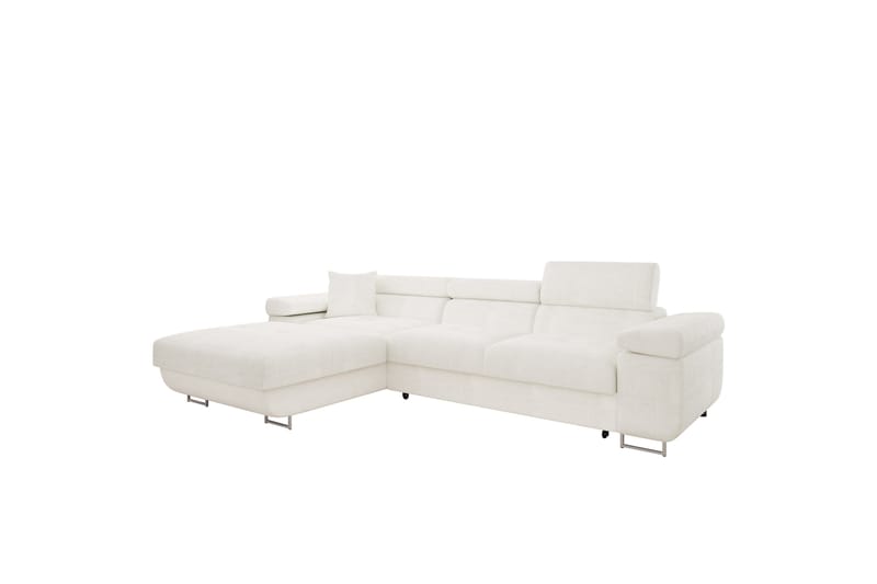 Gabina Soffa med Divan 3-sits - Vit - Möbler - Soffa - Divansoffor & schäslongsoffa