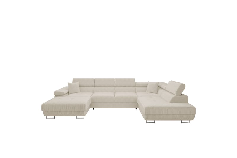 Gabina Soffa med Divan och Schäslong 4-sits - Beige - Möbler - Soffa - U-soffa