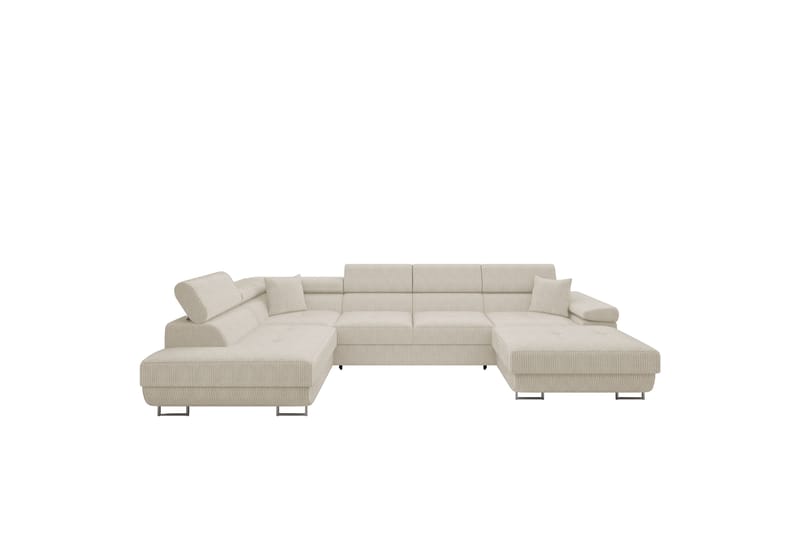 Gabina Soffa med Divan och Schäslong 4-sits - Beige - Möbler - Soffa - U-soffa