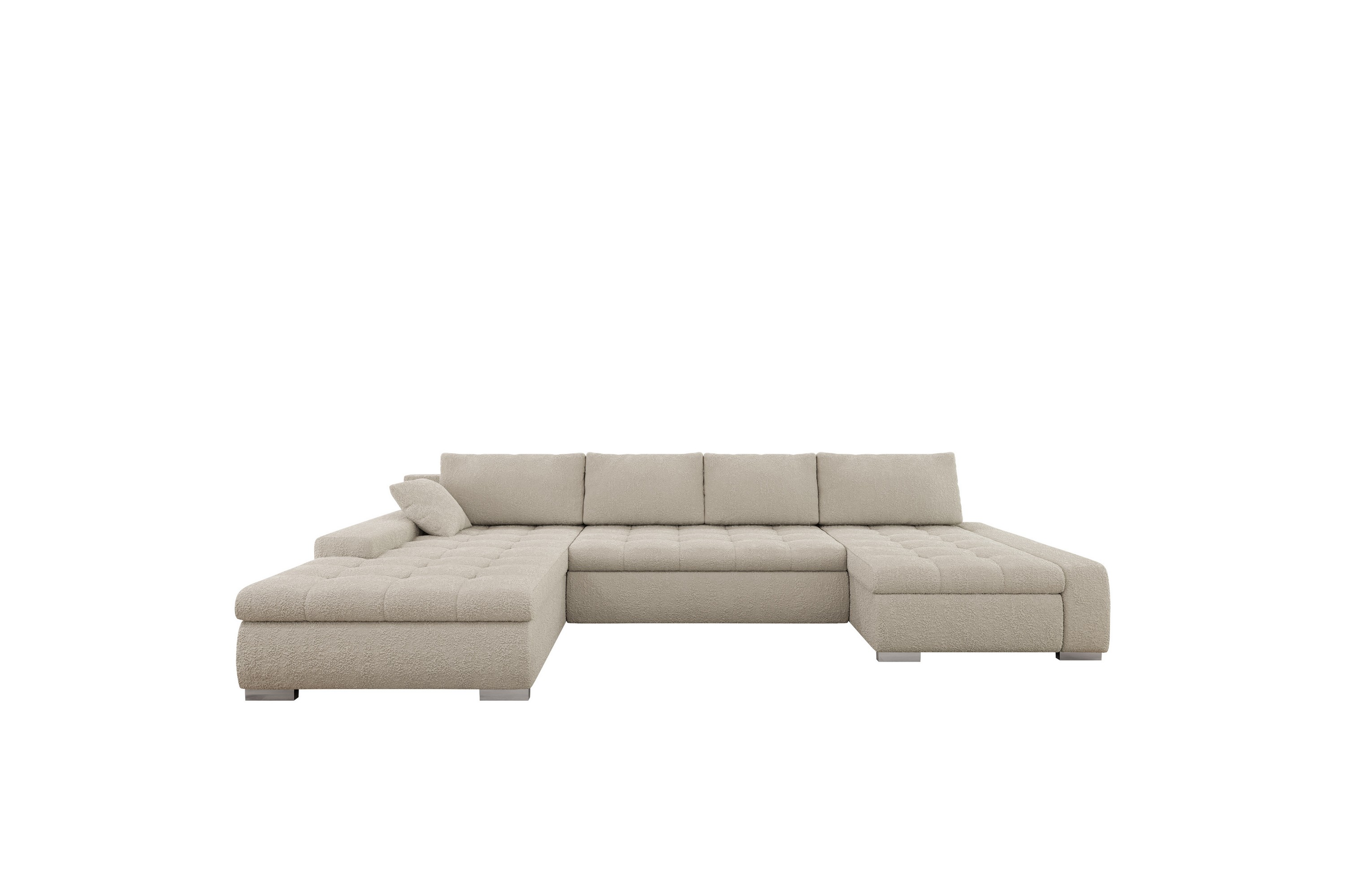 Gamal Soffa Dubbeldivan 4-sits - Beige U-soffa