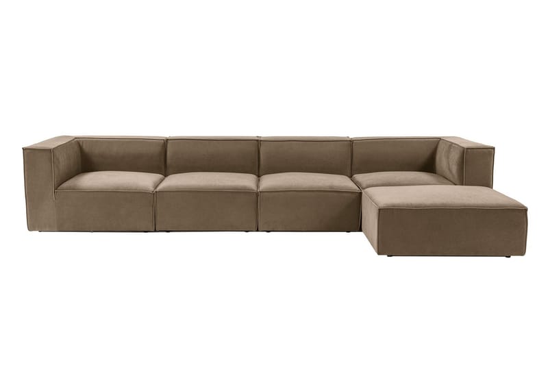 Gregor Soffa med Divan 4-sits - Brun - Möbler - Soffa - Divansoffor & schäslongsoffa