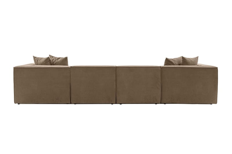 Gregor Soffa med Divan 4-sits - Brun - Möbler - Soffa - Divansoffor & schäslongsoffa