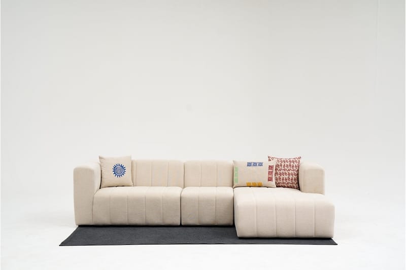 Beyza Hörnsoffa 4-sits - Cream - Möbler - Soffa - Hörnsoffa