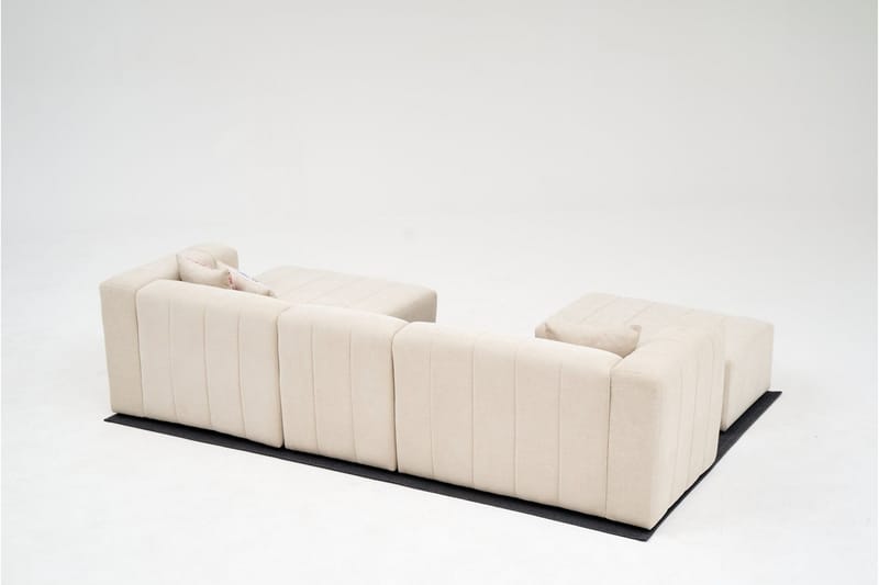 Beyza Hörnsoffa 4-sits - Cream - Hörnsoffa