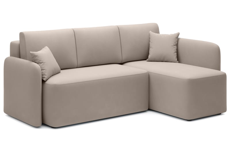 Hadson 3-sits Soffa med Divan - Beige - Möbler - Soffa - Divansoffor & schäslongsoffa