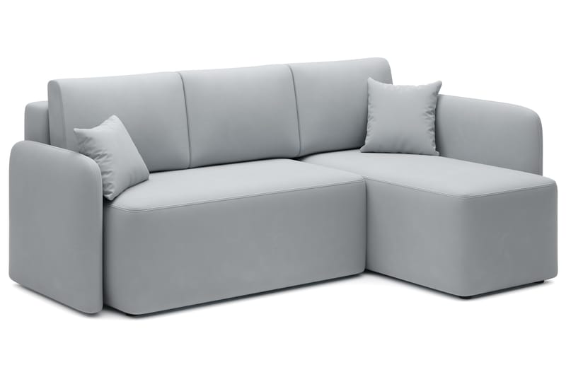 Hadson 3-sits Soffa med Divan - Grå - Möbler - Soffa - Divansoffor & schäslongsoffa