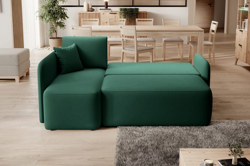 Hadson 3-sits Soffa med Divan - Grön - Möbler - Soffa - Divansoffor & schäslongsoffa