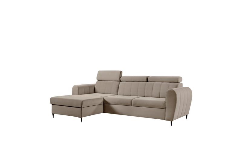 Hoffman Soffa med Divan 3-sits - Beige - Möbler - Soffa - Divansoffor & schäslongsoffa