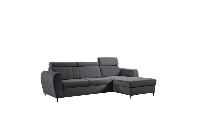 Hoffman Soffa med Divan 3-sits - Grå - Möbler - Soffa - Divansoffor & schäslongsoffa