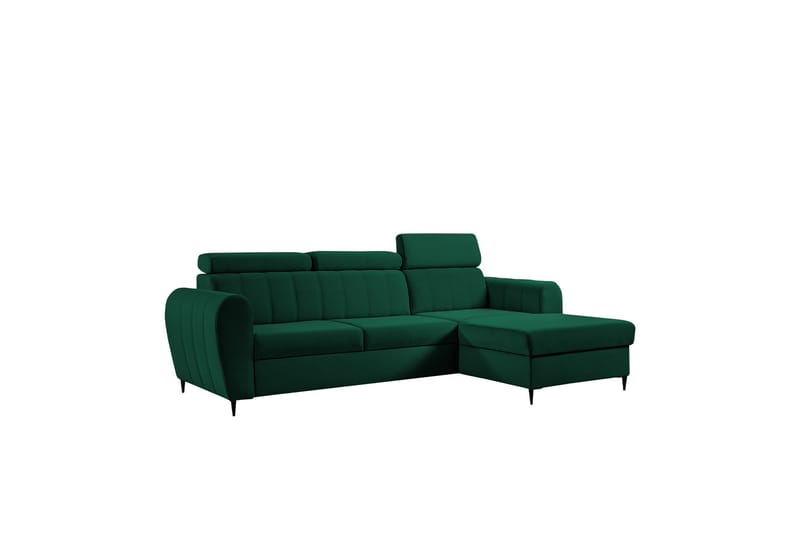 Hoffman Soffa med Divan 3-sits - Grön - Möbler - Soffa - Divansoffor & schäslongsoffa