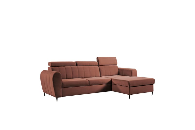 Hoffman Soffa med Divan 3-sits - Koppar - Möbler - Soffa - Divansoffor & schäslongsoffa