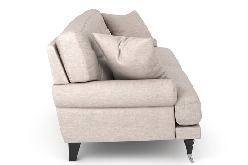 Andrew 2-sits Soffa - Beige/Krom - Howardsoffor - 2 sits soffa