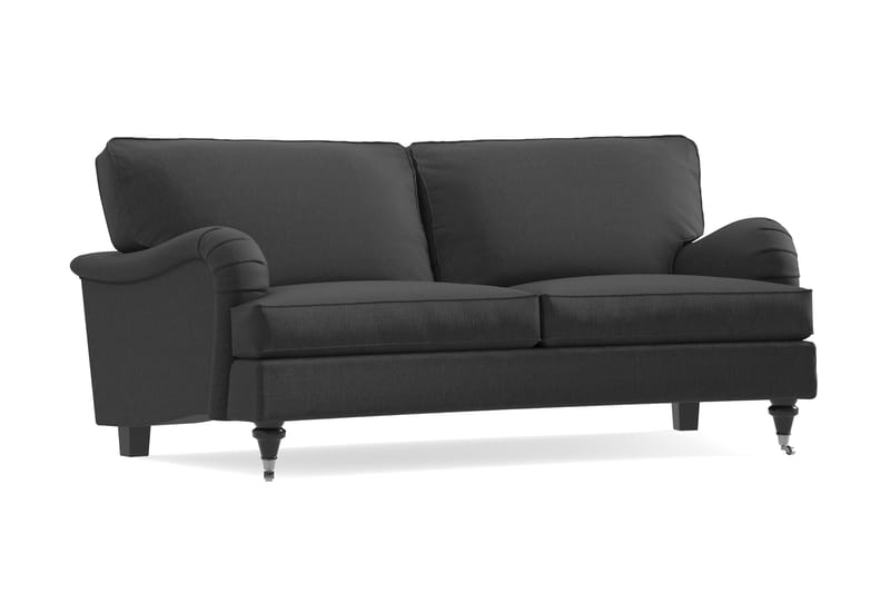 Howard Classic 2-sits Soffa Svängd - Mörkgrå - Howardsoffor - 2 sits soffa