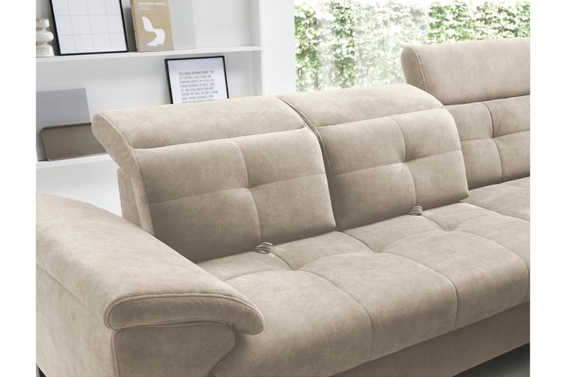 Inferne 5-sits Soffa med Schäslong - Beige - Möbler - Soffa - Divansoffor & schäslongsoffa