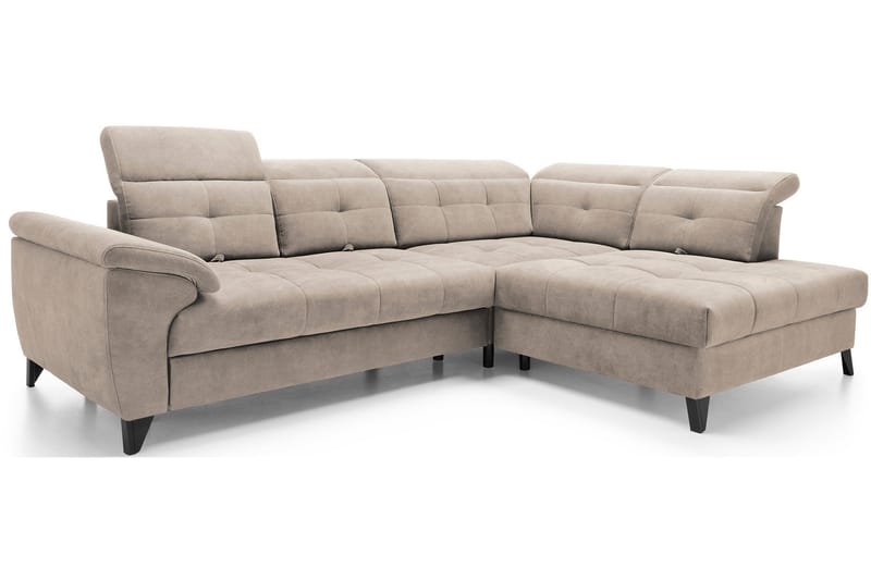 Inferne 5-sits Soffa med Schäslong - Beige - Möbler - Soffa - Divansoffor & schäslongsoffa