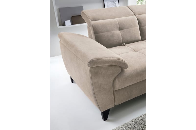 Inferne 5-sits Soffa med Schäslong - Beige - Möbler - Soffa - Divansoffor & schäslongsoffa