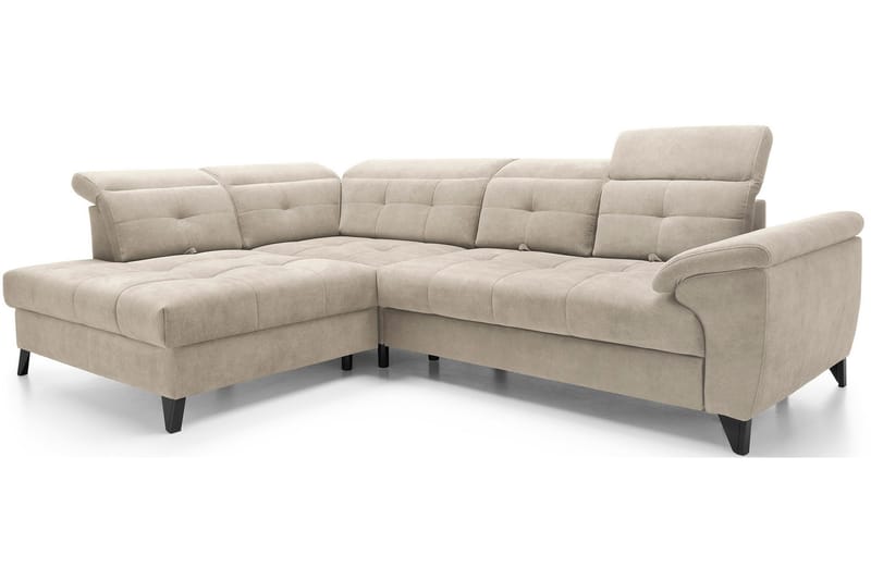 Inferne 5-sits Soffa med Schäslong - Beige - Möbler - Soffa - Divansoffor & schäslongsoffa