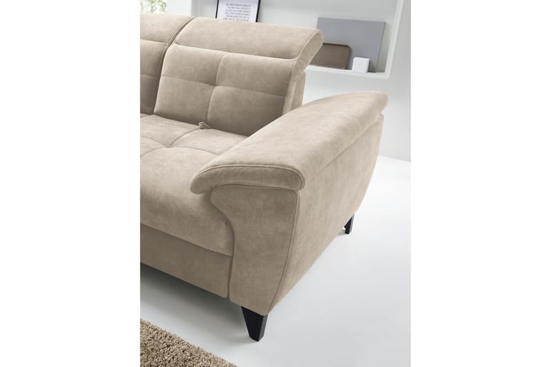 Inferne 5-sits Soffa med Schäslong - Beige - Möbler - Soffa - Divansoffor & schäslongsoffa