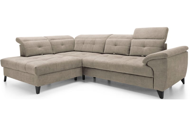 Inferne 5-sits Soffa med Schäslong - Beige - Möbler - Soffa - Divansoffor & schäslongsoffa