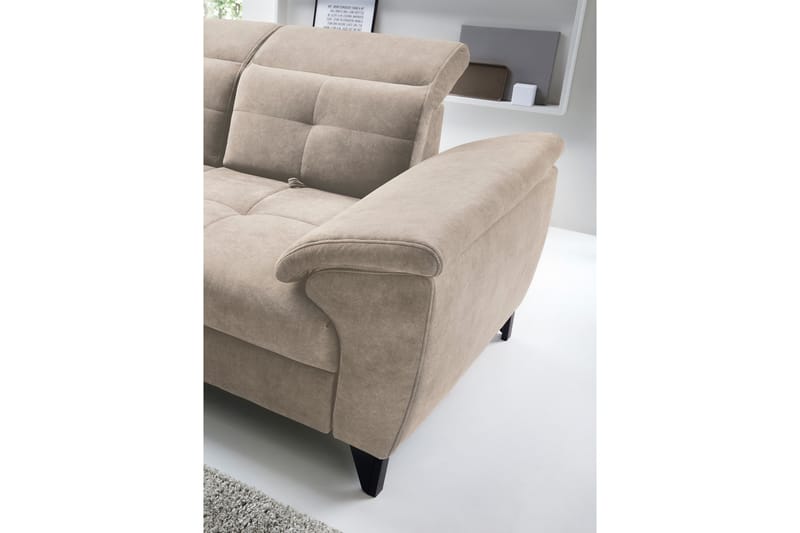 Inferne 5-sits Soffa med Schäslong - Beige - Möbler - Soffa - Divansoffor & schäslongsoffa