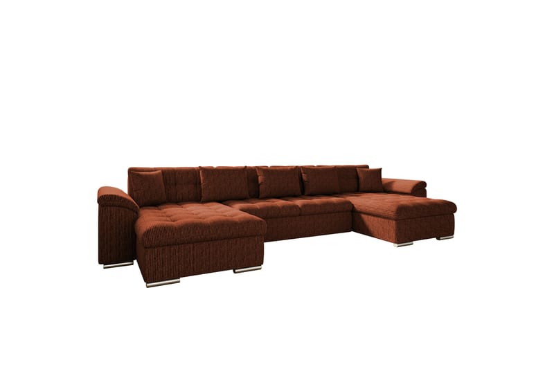 Kinzer Soffa Dubbeldivan 5-sits - Brun - Möbler - Soffa - U-soffa