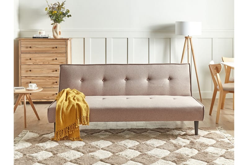 Landstorp Bäddsoffa 3-sits - Beige/Svart - Möbler - Soffa - Bäddsoffa