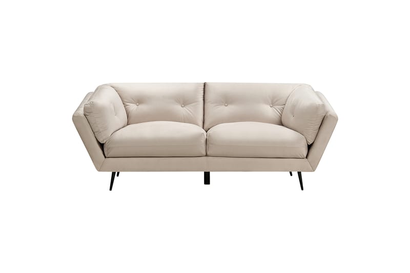 Lenvik Soffa 3-sits - Beige/Svart - Möbler - Soffa - 3 sits soffa