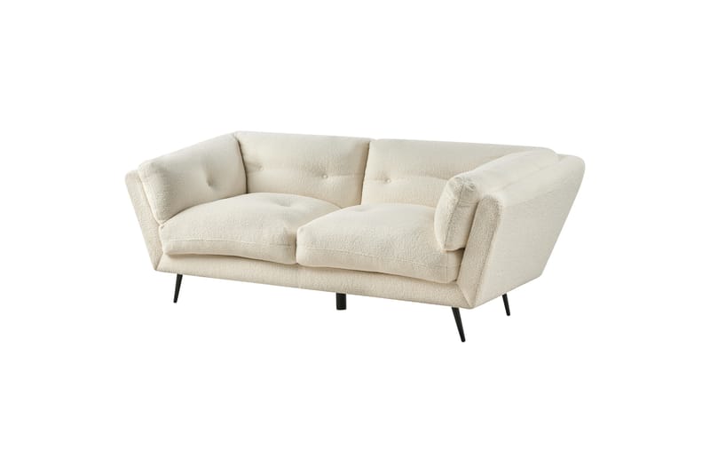 Lenvik Soffa 3-sits - Svart/Vit - Möbler - Soffa - 3 sits soffa