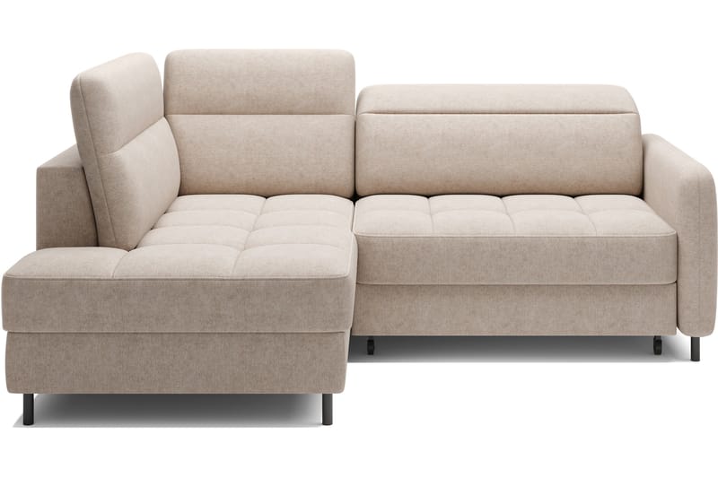 Masuo Bäddsoffa med Schäslong 3-sits - Beige - Möbler - Soffa - Bäddsoffa