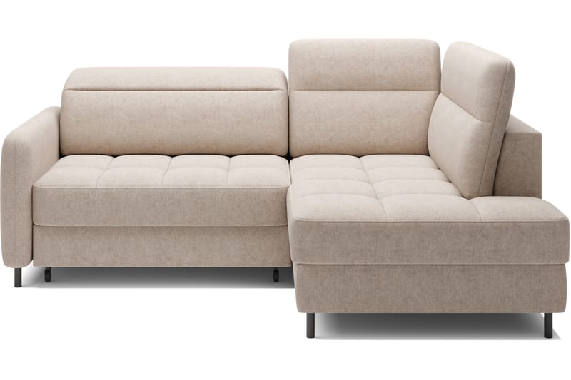 Masuo Bäddsoffa med Schäslong 3-sits - Beige - Möbler - Soffa - Bäddsoffa