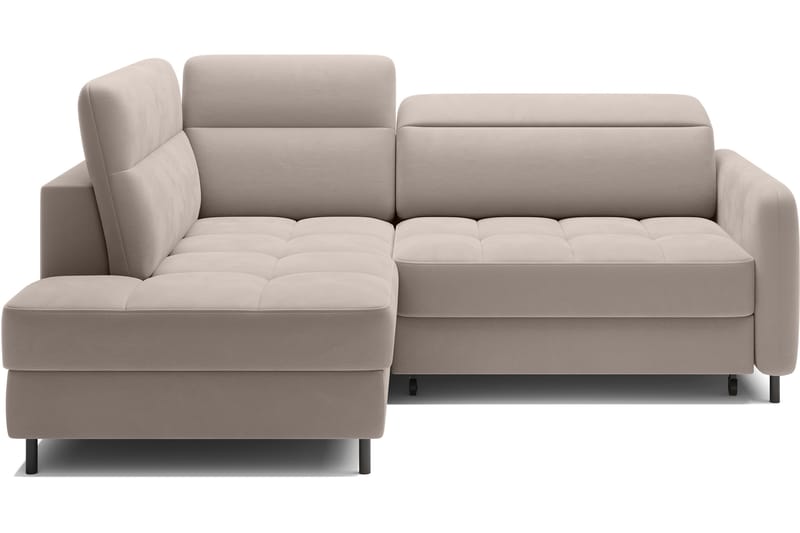 Masuo Bäddsoffa med Schäslong 3-sits - Beige - Möbler - Soffa - Bäddsoffa