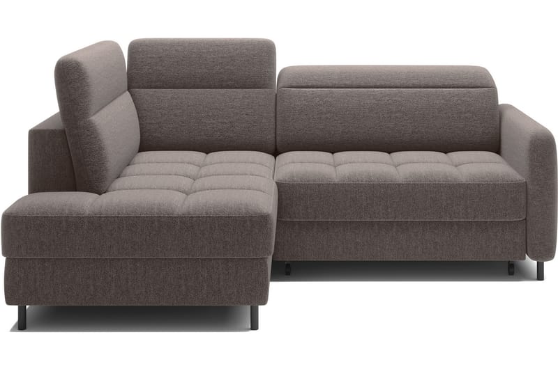 Masuo Bäddsoffa med Schäslong 3-sits - Brun - Möbler - Soffa - Bäddsoffa