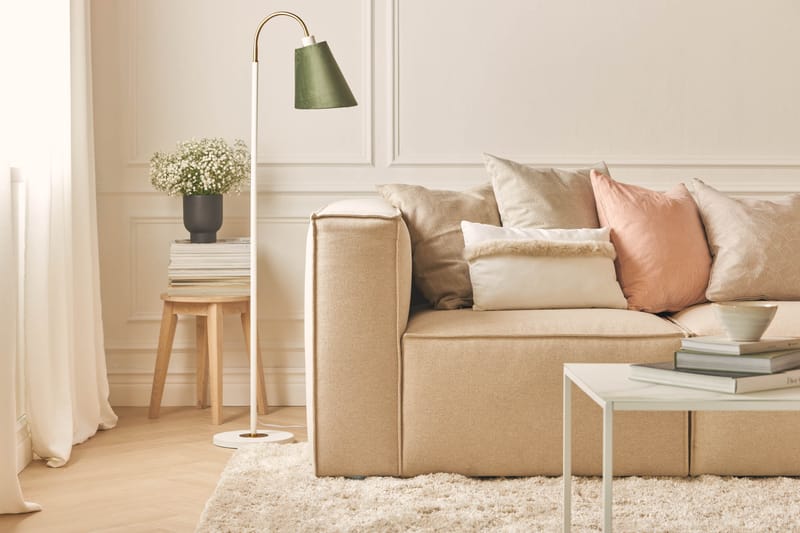 Cubo Fotpallsmodul 80 cm - Beige - Övriga moduler till modulsoffa - Fotpall