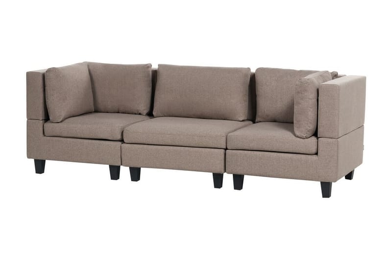 Buck Modulsoffa 3-sits - Brun/Svart - Möbler - Soffa - Modulsoffor - Komplett modulsoffa