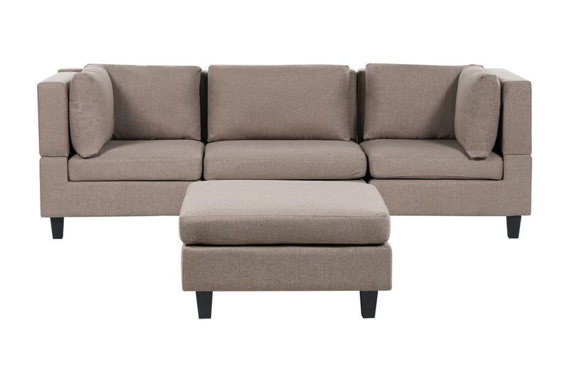 Buck Modulsoffa 3-sits - Brun/Svart - Möbler - Soffa - Modulsoffor - Komplett modulsoffa