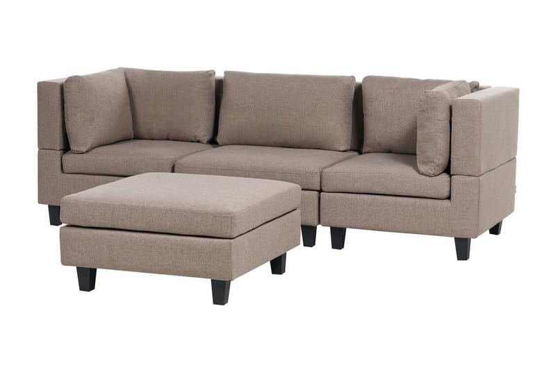 Buck Modulsoffa 3-sits - Brun/Svart - Möbler - Soffa - Modulsoffor - Komplett modulsoffa