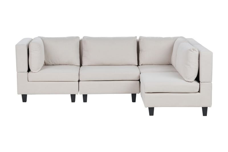 Buck Modulsoffa 4-sits - Beige/Svart - Möbler - Soffa - Modulsoffor - Komplett modulsoffa