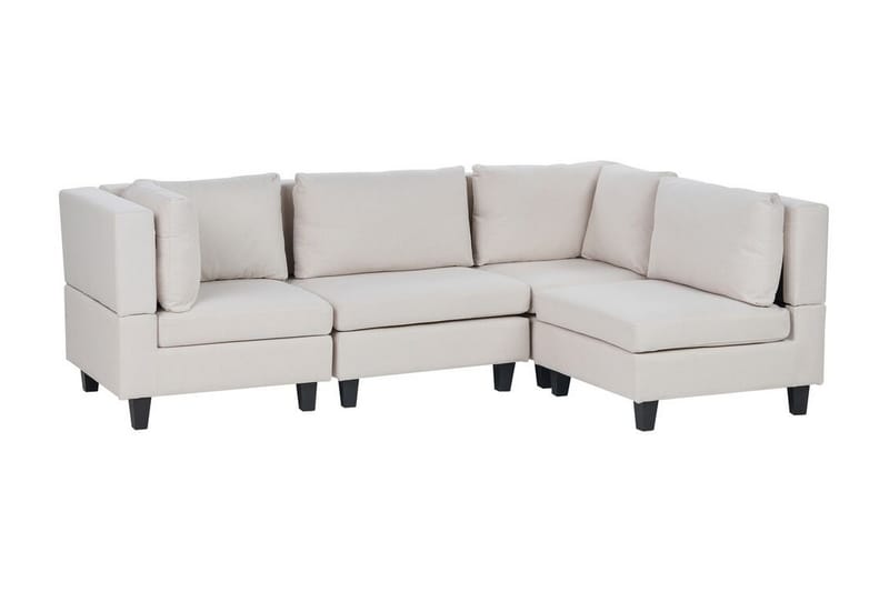 Buck Modulsoffa 4-sits - Beige/Svart - Möbler - Soffa - Modulsoffor - Komplett modulsoffa