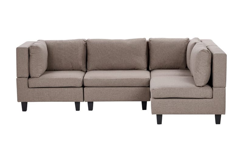 Buck Modulsoffa 4-sits - Brun/Svart - Möbler - Soffa - Modulsoffor - Komplett modulsoffa