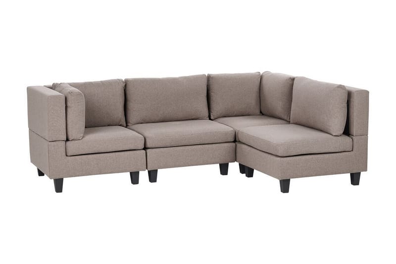 Buck Modulsoffa 4-sits - Brun/Svart - Möbler - Soffa - Modulsoffor - Komplett modulsoffa