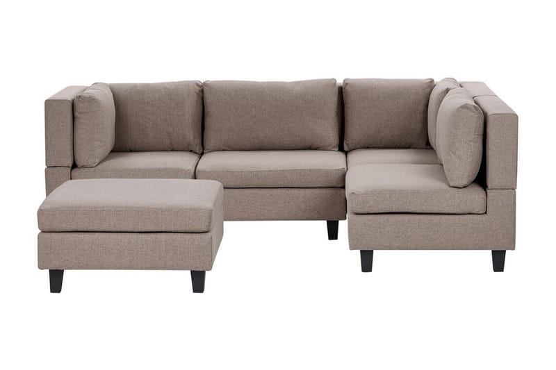 Buck Modulsoffa 4-sits - Brun/Svart - Möbler - Soffa - Modulsoffor - Komplett modulsoffa