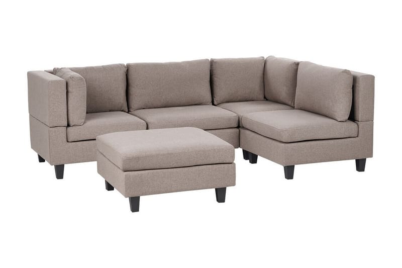 Buck Modulsoffa 4-sits - Brun/Svart - Möbler - Soffa - Modulsoffor - Komplett modulsoffa