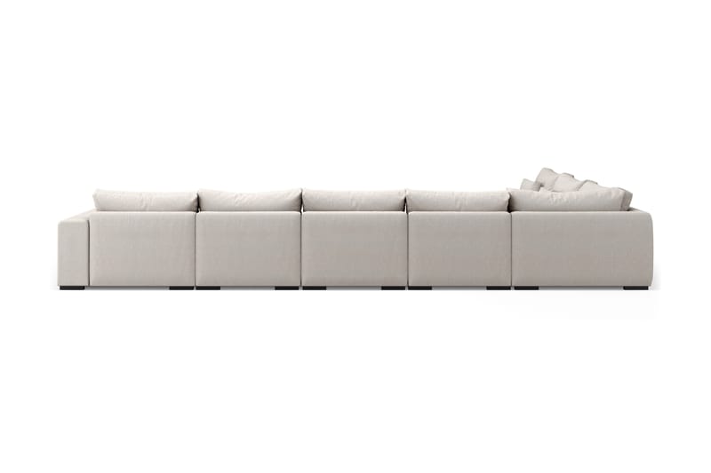 Dubai Stor U-modulsoffa Byggbar med Divan Höger - Ljus / Beige - Möbler - Soffa - Modulsoffor - Komplett modulsoffa