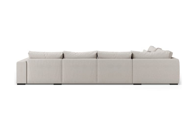 Dubai Stor U-modulsoffa med Divan Höger 432 cm - Beige - Möbler - Soffa - Modulsoffor - Komplett modulsoffa